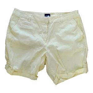 Basic Editions Soft Yellow Cargo Shorts XL